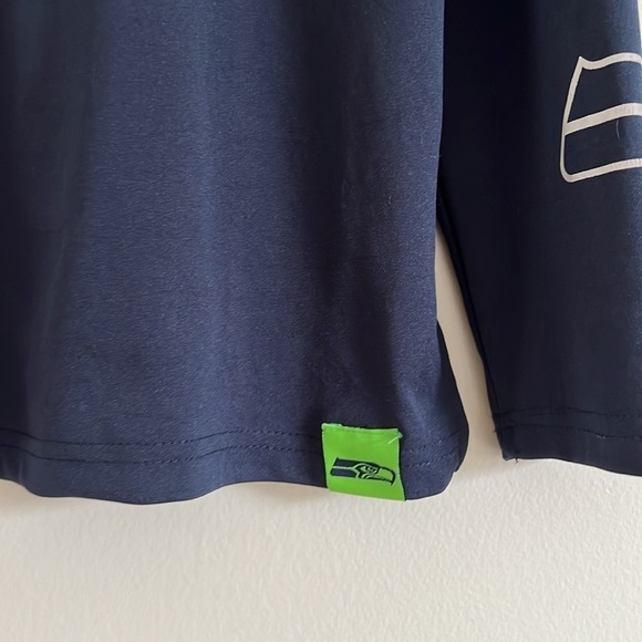 NFL Seattle Seahawks Men’s 1/4 Zip Pullover Long Sleeve - Size Medium - Picture 6 of 8